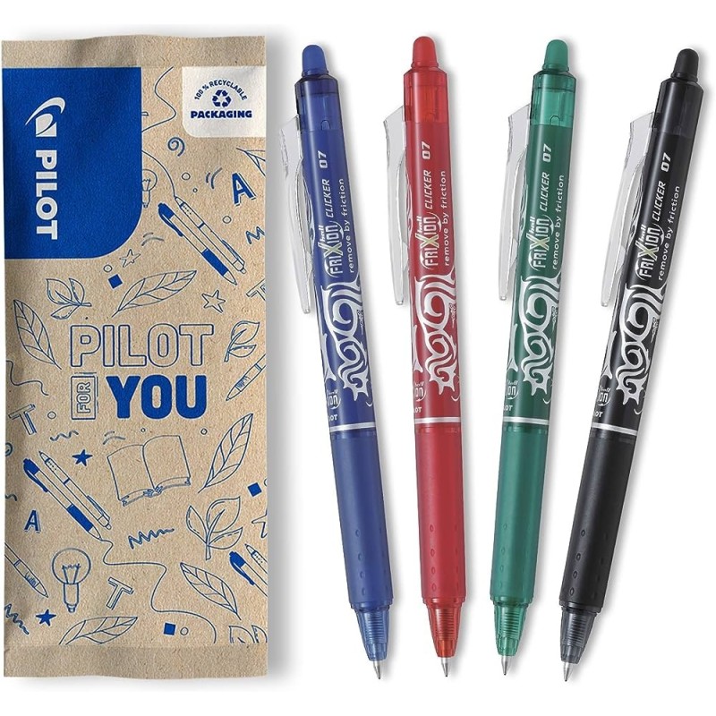 Penna gel a scatto, punta 0.7 mm, colore ROSSO - PILOT FRIXION BALL CLICKER 12pz 12pz Penna gel a scatto, punta 0.7 mm, colore ROSSO - PILOT FRIXION BALL CLICKER 12pz 12pz