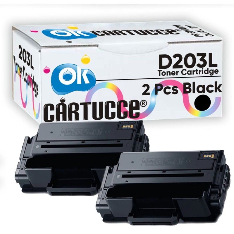 Samsung BOX2 MLT-D203L 5.000 copie Nero Toner compatibile per M3370FD, M3820ND Samsung BOX2 MLT-D203L 5.000 copie Nero Toner compatibile per M3370FD, M3820ND