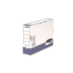 Fellowes Bankers Box Scatola per file definitivi Folio da 80 mm - Assemblaggio rapido automatico - Certificazione FSC in cartone