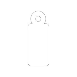 Apli Etiquetas Colgantes Blancas 13 x 34mm 1.000 U.