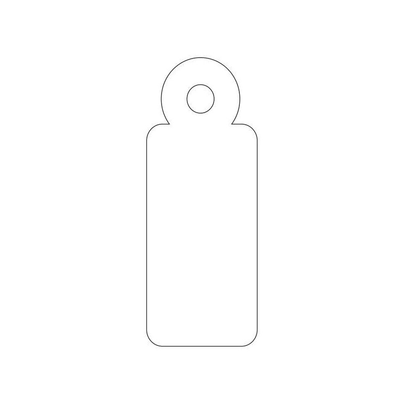 Etichette pendenti Apli bianche 13 x 34 mm 1.000 unità. Etichette pendenti Apli bianche 13 x 34 mm 1.000 unità.
