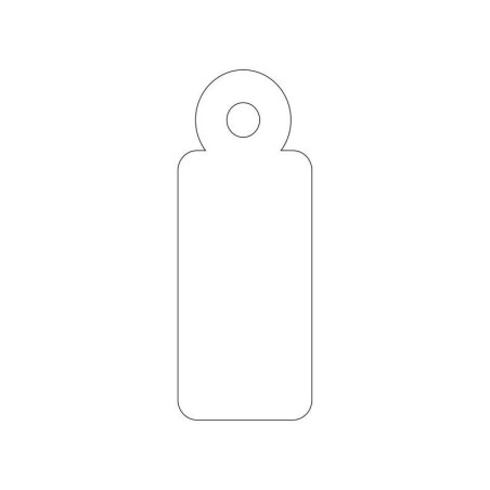 Etichette pendenti Apli bianche 13 x 34 mm 1.000 unità.