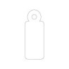 Etichette pendenti Apli bianche 13 x 34 mm 1.000 unità.