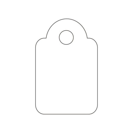 Apli Etiquetas Colgantes Blancas 13 x 20mm 1.000 U.