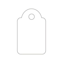 Apli Etiquetas Colgantes Blancas 15 x 24mm 1.000 U.