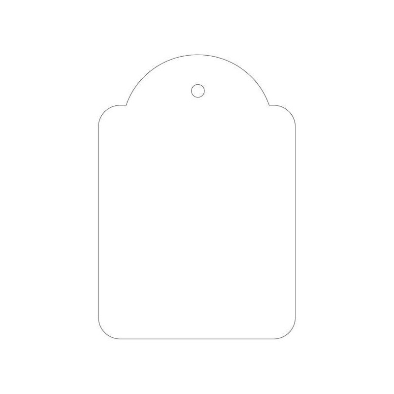 Apli Etiquetas Colgantes Blancas 45 x 65mm 400 U. Apli Etiquetas Colgantes Blancas 45 x 65mm 400 U.