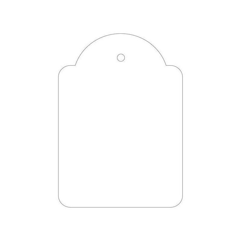 Etichette pendenti Apli bianche 50 x 70 mm 400 U. Etichette pendenti Apli bianche 50 x 70 mm 400 U.