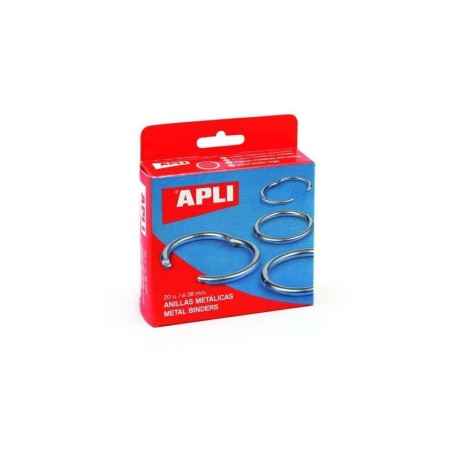 Apli Pack de 10 Anillas Metalicas Articuladas Ø46 mm