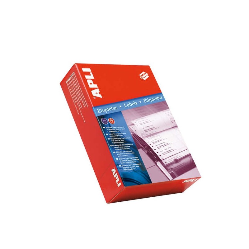 Apli Etiquetas en Continuo 101.6 x 74.1mm - 1 500 Hojas