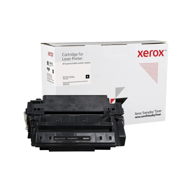 Xerox Everyday HP Q7551X Negro Cartucho de Toner Generico - Reemplaza 51X Xerox Everyday HP Q7551X Negro Cartucho de Toner Generico - Reemplaza 51X