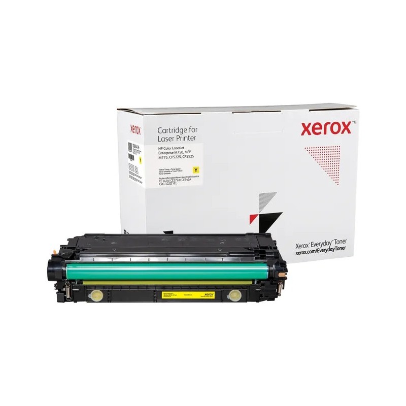 Xerox Everyday HP CE342A/CE742A/CE272A Amarillo Cartucho de Toner Generico - Reemplaza 651A/307A/650A Xerox Everyday HP CE342A/CE742A/CE272A Amarillo Cartucho de Toner Generico - Reemplaza 651A/307A/650A