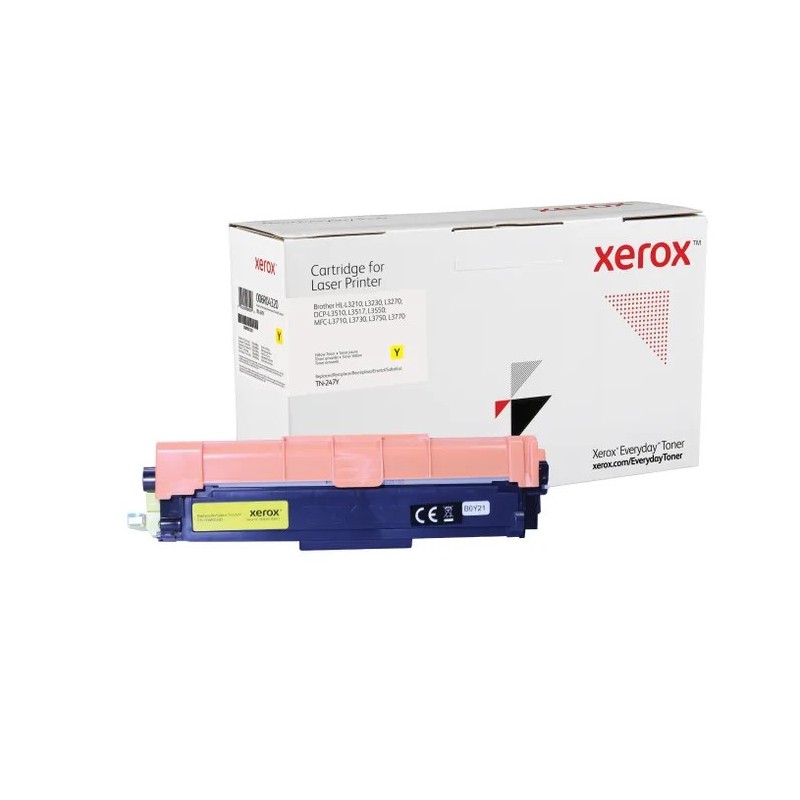 Xerox Everyday Brother TN247/TN243 Amarillo Cartucho de Toner Generico - Reemplaza TN247Y/TN243Y Xerox Everyday Brother TN247/TN243 Amarillo Cartucho de Toner Generico - Reemplaza TN247Y/TN243Y