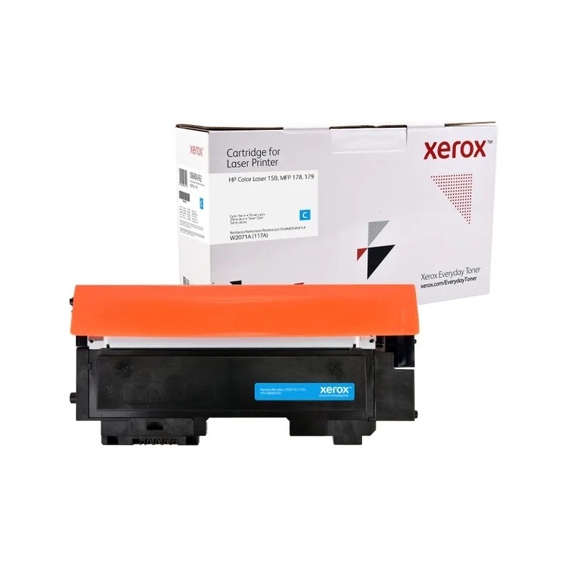 Xerox Everyday HP W2071A Cyan Cartucho de Toner Generico - Reemplaza 117A Xerox Everyday HP W2071A Cyan Cartucho de Toner Generico - Reemplaza 117A