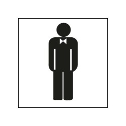 Etichetta segnaletica per bagno uomo Apli 1 U.