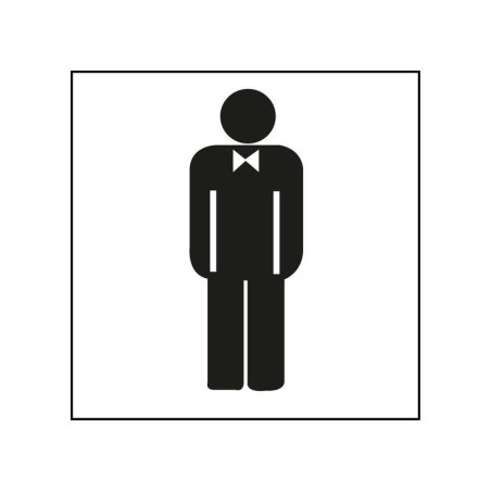 Apli Etiqueta Señalizacion Lavabo Caballeros 1 U.