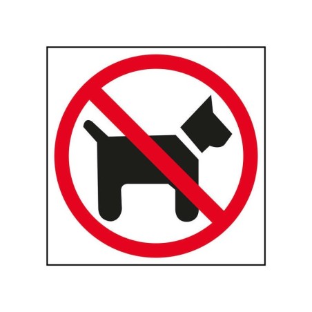 Apli Etiqueta Señalizacion Prohibido Perros 1 U.