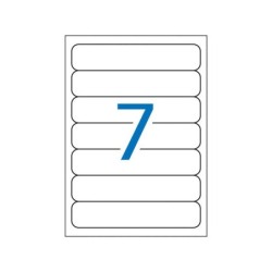 Apli Etiquetas Blancas para Archivo 190.0 x 38.0mm 25 Hojas