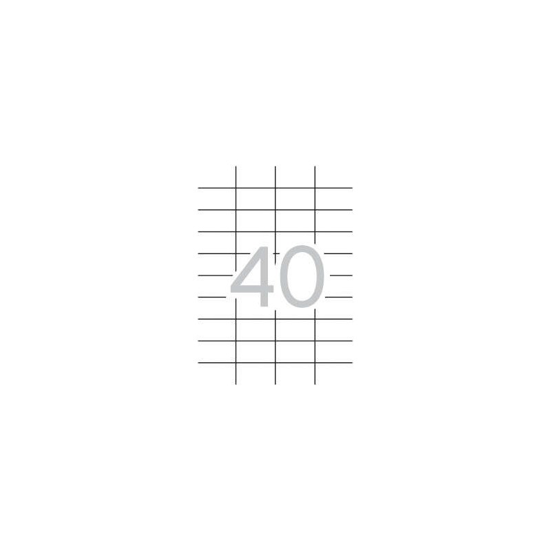 Etichette permanenti bianche Apli 52,5 x 29,7 mm - 100 fogli Etichette permanenti bianche Apli 52,5 x 29,7 mm - 100 fogli