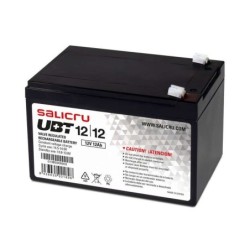 Salicru UBT 12/12 Bateria AGM Recargable de 12 Ah / 12 V - Color Negro