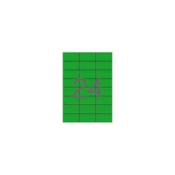Etichette verdi permanenti Apli 70,0 x 37,0 mm 20 fogli