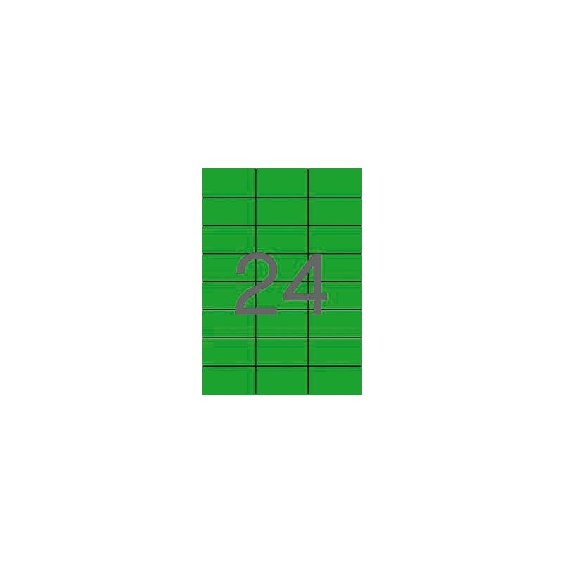 Etichette verdi permanenti Apli 70,0 x 37,0 mm 20 fogli Etichette verdi permanenti Apli 70,0 x 37,0 mm 20 fogli