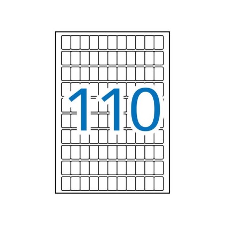 Apli Etiquetas A5 Blancas 12.0 x 18.0mm 15 Hojas