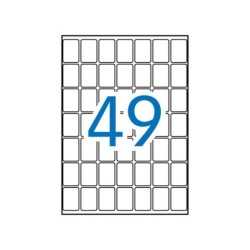Apli Etiquetas A5 Blancas 19.0 x 27.0mm 15 Hojas
