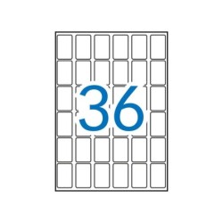 Apli Etiquetas A5 Blancas 22.0 x 32.0mm 15 Hojas