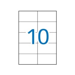 Apli Etiquetas A5 Blancas 42.0 x 74.6mm 15 Hojas