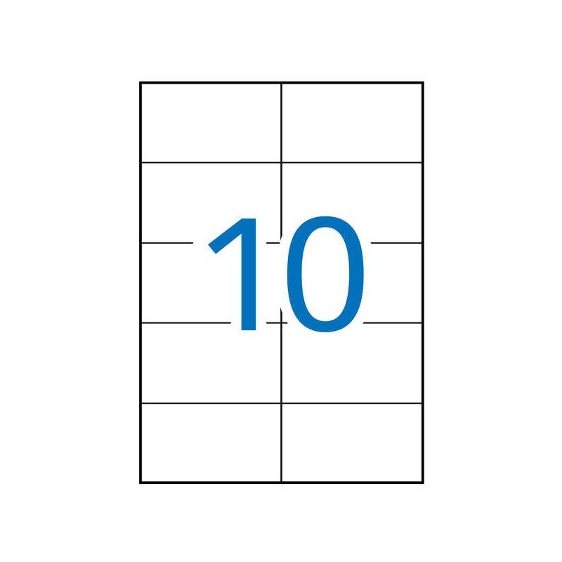 Apli Etiquetas A5 Blancas 42.0 x 74.6mm 15 Hojas Apli Etiquetas A5 Blancas 42.0 x 74.6mm 15 Hojas