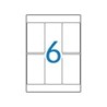 Apli Etiquetas A5 Blancas 49.0 x 82.0mm 15 Hojas