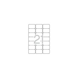 Etichette bianche permanenti Apli 63,5 x 38,1 mm 25 fogli