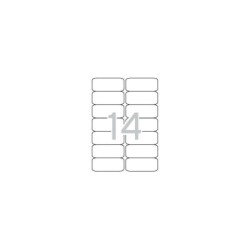Etichette bianche permanenti Apli 99,1 x 38,1 mm 25 fogli
