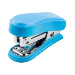 Novus Mini Cucitrice compatta - Fino a 12 fogli - Pinzatura chiusa e aperta - Include 320 punti metallici - Colore blu