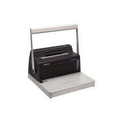 Rilegatrice manuale a spirale metallica A4 Fellowes Metal 100R - Perfora fino a 20 fogli - Rilega fino a 450 fogli