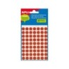 Apli Etiquetas Minibolsa Rojas Ø 10.0mm 5 Hojas