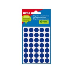 Etichette Apli Blu Mini Bag Ø 13,0 mm 5 fogli