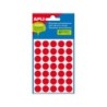 Apli Etiquetas Minibolsa Rojas Ø 13.0mm 5 Hojas