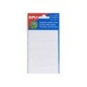 Apli Etiquetas Doble Frontal Blancas 20.0 x 75.0mm