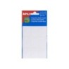 Apli Etiquetas Doble Frontal Blancas 22.0 x 32.0mm