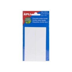 Etichette frontali doppie bianche Apli 31,0 x 100,0 mm