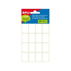 Apli Etiquetas Minibolsa Blancas 19.0 x 27.0mm 6 Hojas