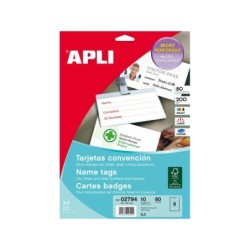 Apli Cartoncini Convention Microperforati 200g 10 Fogli