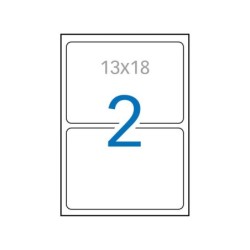 Etichette bianche di qualità fotografica Apli 178,0 x 127,0 mm 10 fogli