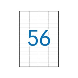 Apli Etiquetas Blancas Removibles 52.5 x 21.2mm 100 Hojas