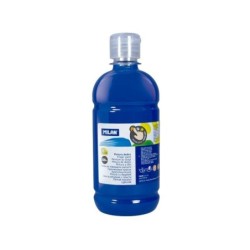 Flacone di pittura a dita Milan - 500 ml - Facile applicazione - Miscelabile - Colore blu