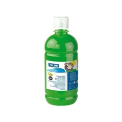 Flacone di pittura a dita Milan - 500 ml - Facile applicazione - Miscelabile - Colore verde