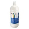 Bottiglia Tempera Milano 1000ml - Tappo Dispenser - Asciugatura Rapida - Miscelabile - Colore Bianco