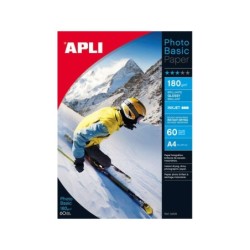 Apli Papel Fotografico Photobasic A4 180g 60 Hojas