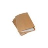 Mariola Confezione da 50 sottocartelle Kraft - Bianco 240 gr - Formato Folio - Slot per chiusura - Colore Marrone/Bianco
